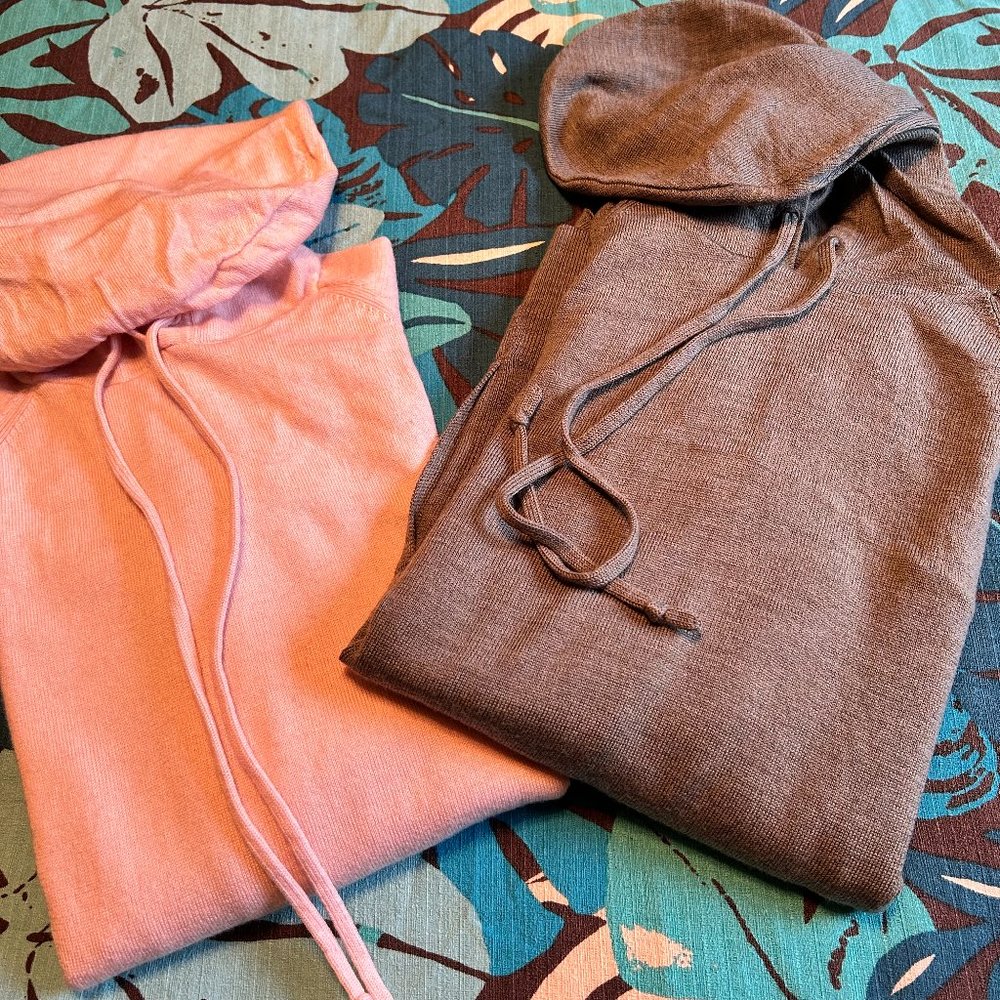 lululemon athletica Pink and Brown Hoodies
